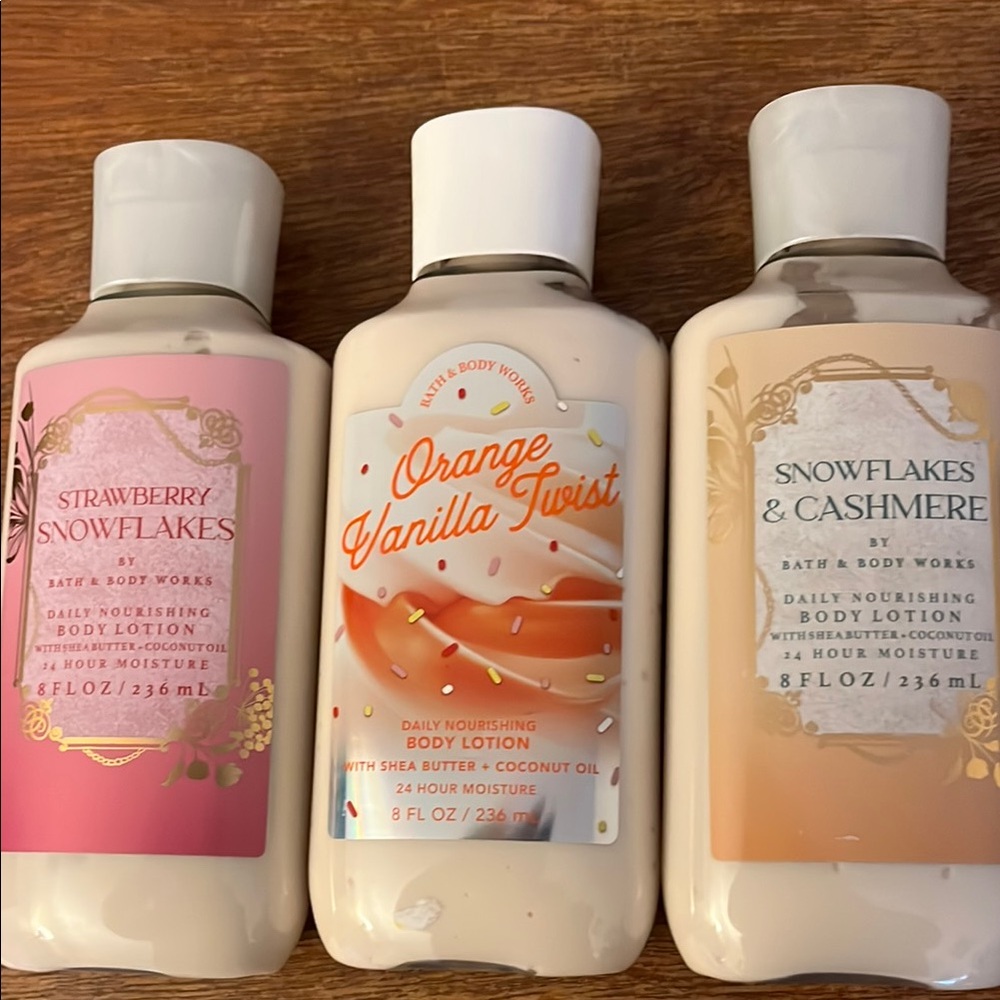 Bath & Body Works Body Lotions x3